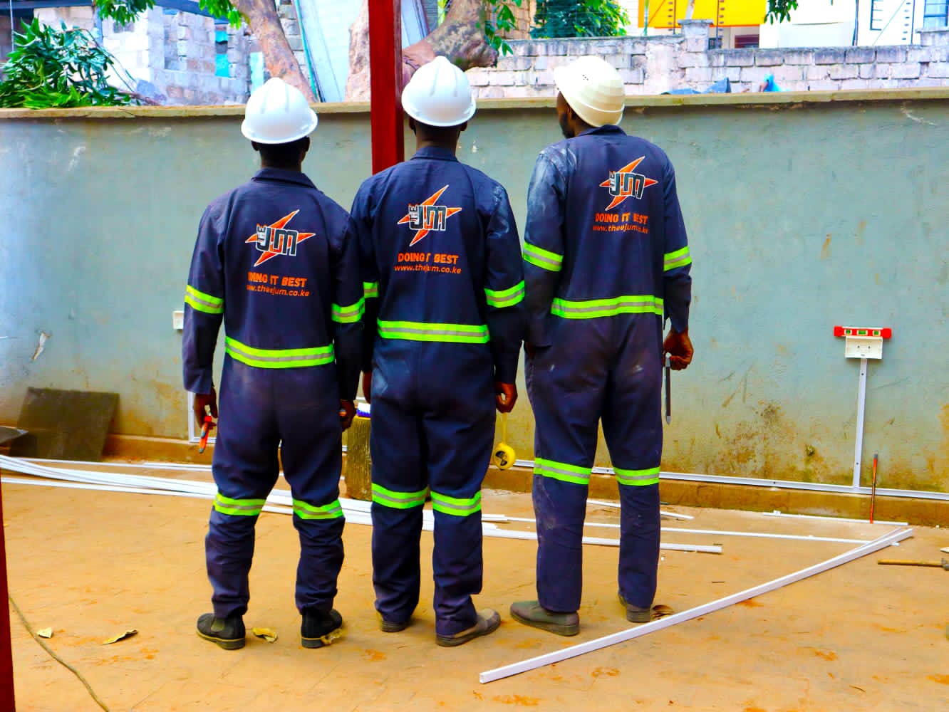 Thee Jums electrical team